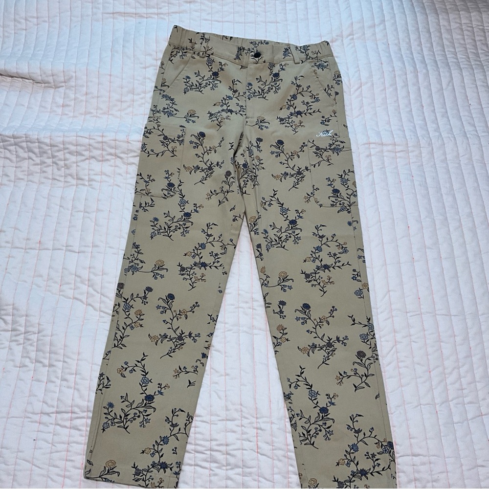 Kith Floral Print Khaki Kids Pants